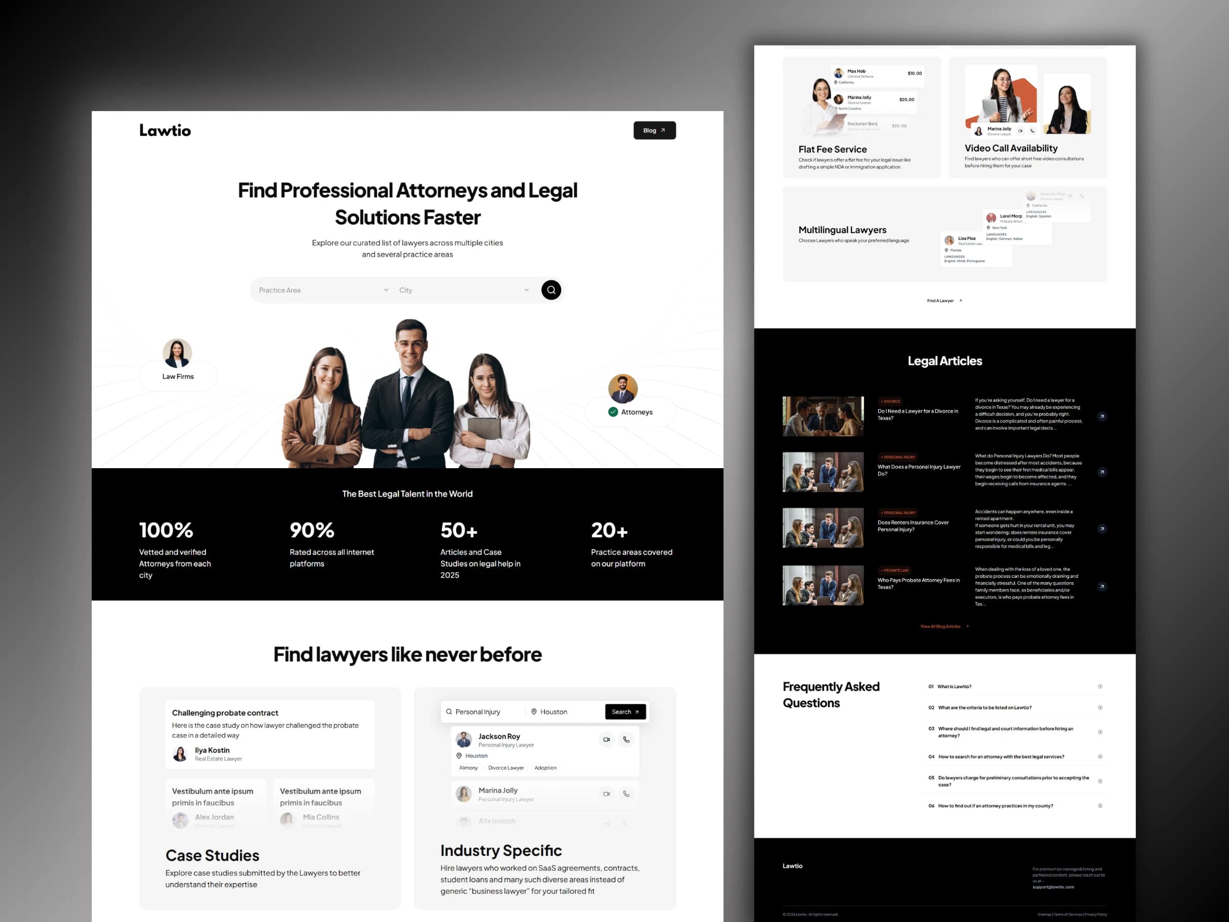 Preview image for Lawtio – Smart Legal Discovery Platform