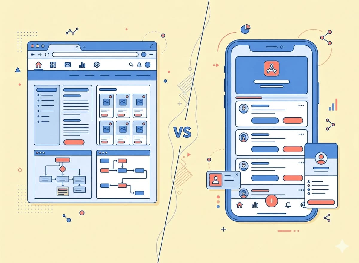 Cover image for Web App vs Mobile App: Which Does Your Business Need?