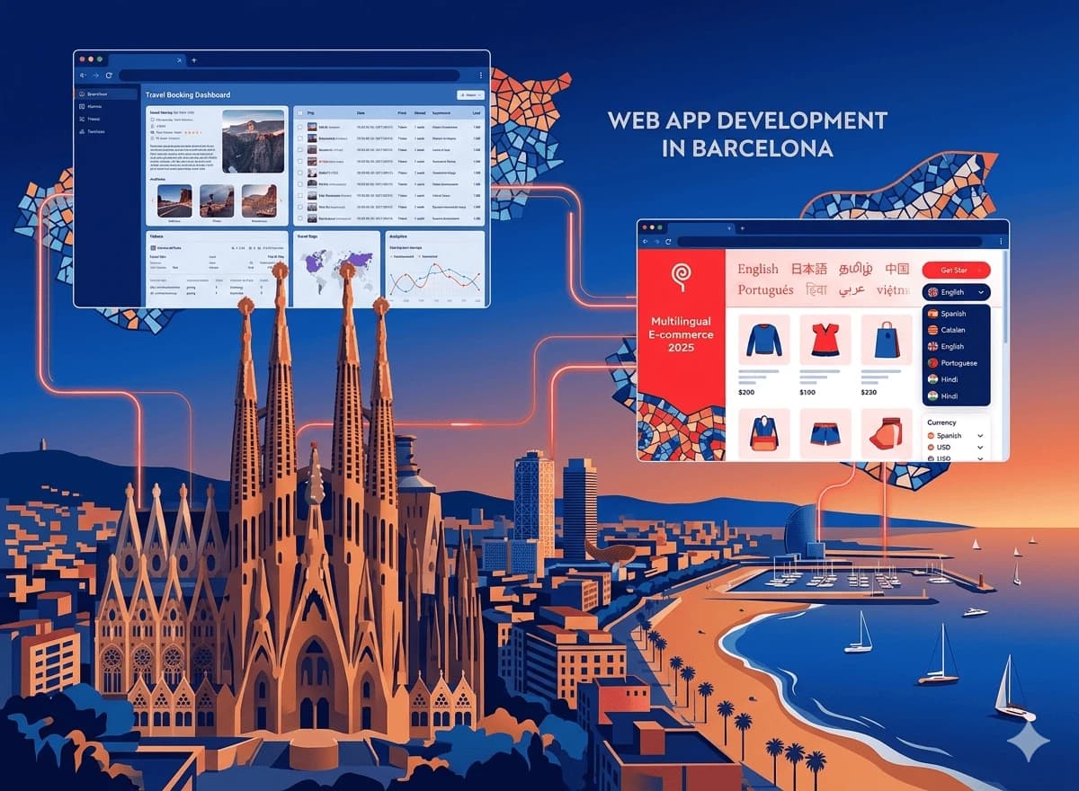 Cover image for Web App Development in Barcelona